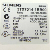 Siemens Ausgangksoppler 3TX7014-1BB00 NOV