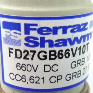 Ferraz-Shawmut Protistor Sicherung FD27GB66V10T 660V DC 10A NOV