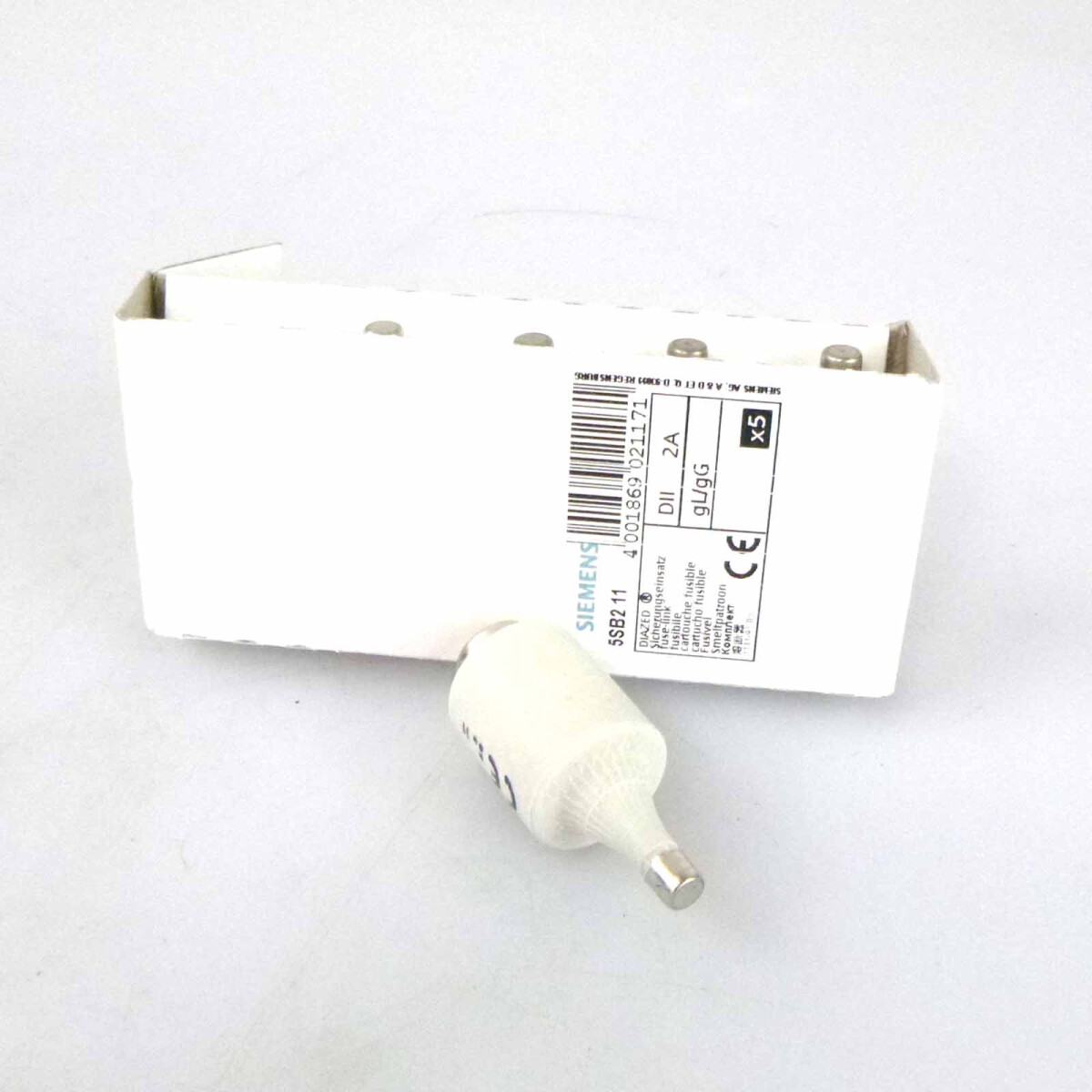 Siemens Diazed DII Sicherungseinsätze 5SB2 11 (5Stk.) O