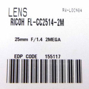 RICOH Lens FL-CC2514-2M OVP