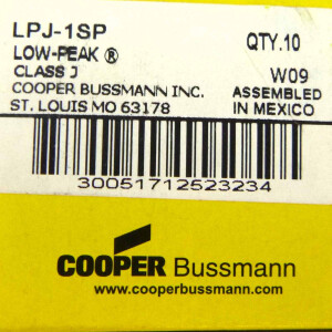 COOPER BUSSMANN Sicherungseinsatz TIME-DELAY FUSE LPJ-1SP (7Stk.) OVP