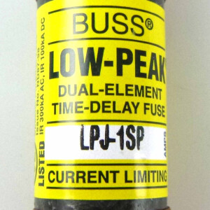 COOPER BUSSMANN Sicherungseinsatz TIME-DELAY FUSE LPJ-1SP (7Stk.) OVP