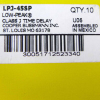 COOPER BUSSMANN Sicherungseinsatz TIME-DELAY FUSE LPJ-45SP (4Stk.) OVP