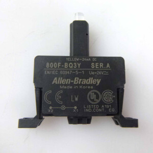 Allen Bradley Kontakt Block 800F-BQ3Y NOV