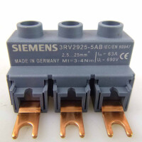 Siemens 3-Phasen-Einspeiseklemme 3RV2925-5AB NOV