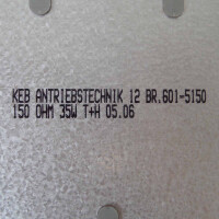KEB Bremswiderstand 12 BR.601-5150 150 Ohm 35W GEB