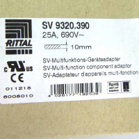 RITTAL Geräteadapter SV9320.390 25A, 690V~ OVP