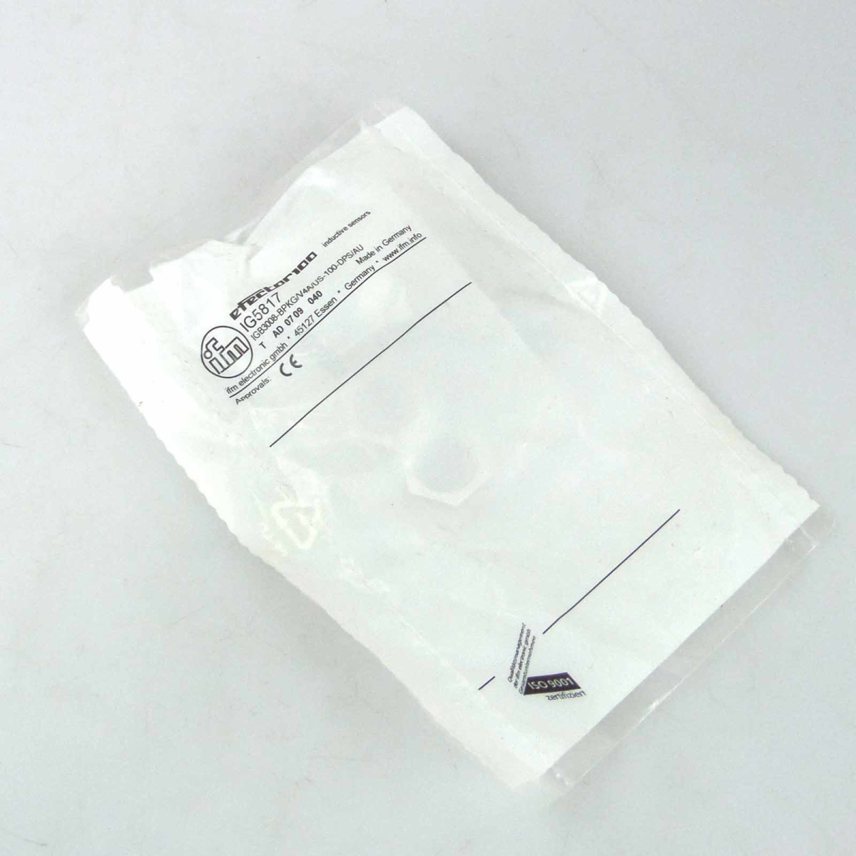 ifm induktiver Sensor IG5817 IGB3008-BPKG/V4A/US-100-DPS/AU 