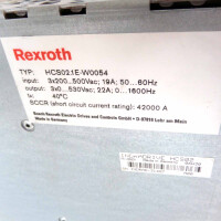 Rexroth IndraDrive C Umrichter HCS02.1E-W0054-A-03-NNNN R911298373 GEB