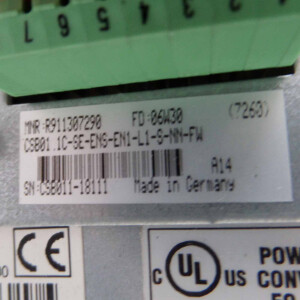Rexroth IndraDrive C Umrichter HCS02.1E-W0028-A-03-NNNN R911298374 GEB