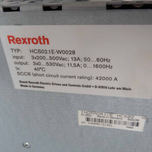 Rexroth IndraDrive C Umrichter HCS02.1E-W0028-A-03-NNNN R911298374 GEB