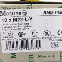 Moeller Leuchtmelder, flach, gelb M22-L-Y (10Stk.) OVP