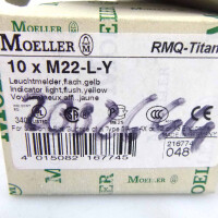 Moeller Leuchtmelder, flach, gelb M22-L-Y (9Stk.) OVP