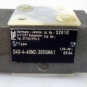 H+L Ventil D40-4-60MZ-300SMA1 32010 GEB