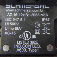 SCHMERSAL Sicherheitsschalter AZ 16-12zi-B1-2053-M16 GEB