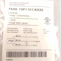Baumer electric Einweglichtschranke FEDK 10P1101/KS35 OVP