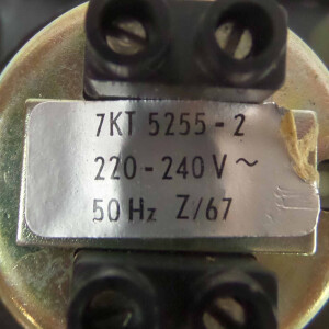 Siemens Zeitzähler 7KT 5255-2 220-240V NOV