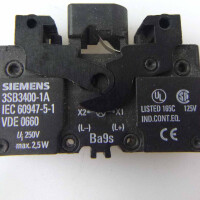 Siemens Lampenfassung 3SB3400-1A GEB