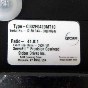 Stöber ServoFit Precision Geardhead C002F0420MT10 Ratio 41.8:1 GEB