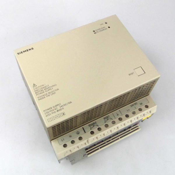 Siemens Simatic S5 Stromversorgung 6ES5 950-8MD11 E-Stand:06 GEB