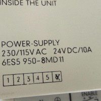Siemens Simatic S5 Stromversorgung 6ES5 950-8MD11 E-Stand:06 GEB