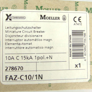 Moeller Leitungsschutzschalter FAZ-C10/1N 278670 OVP