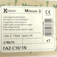 Moeller Leitungsschutzschalter FAZ-C10/1N 278670 OVP