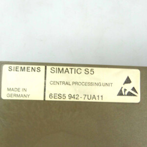 Simatic S5 CPU942 6ES5 942-7UA11 E-Stand:02 GEB