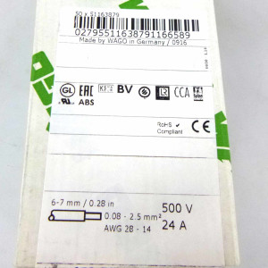 WAGO Double-Deck Terminal Block 870-507 (41Stk.) OVP