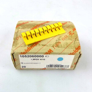 Weidmüller Querverbinder WQV 4/10 1052060000 (20Stk.) OVP