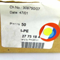 Phoenix Contact Schutzleiter-Reihenklemme UDK4-PE 2775184 (50Stk.) OVP