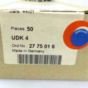 Phoenix Contact Durchgangsklemme UDK 4 2775016 (50 Stk.) OVP