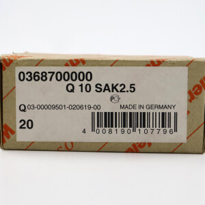 Weidmüller Querverbinder Q 10 SAK2.5 0368700000 (20Stk.) OVP