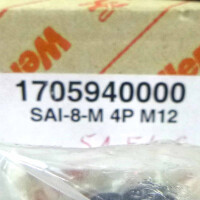 Weidmüller Sensor-Aktor-Verteiler 8-fach 5-polig SAI-8-M 4P M12 1705940000 OVP