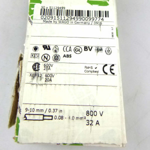 WAGO 2-Leiter-Durchgangsklemme 281-901 (18 Stk.) OVP
