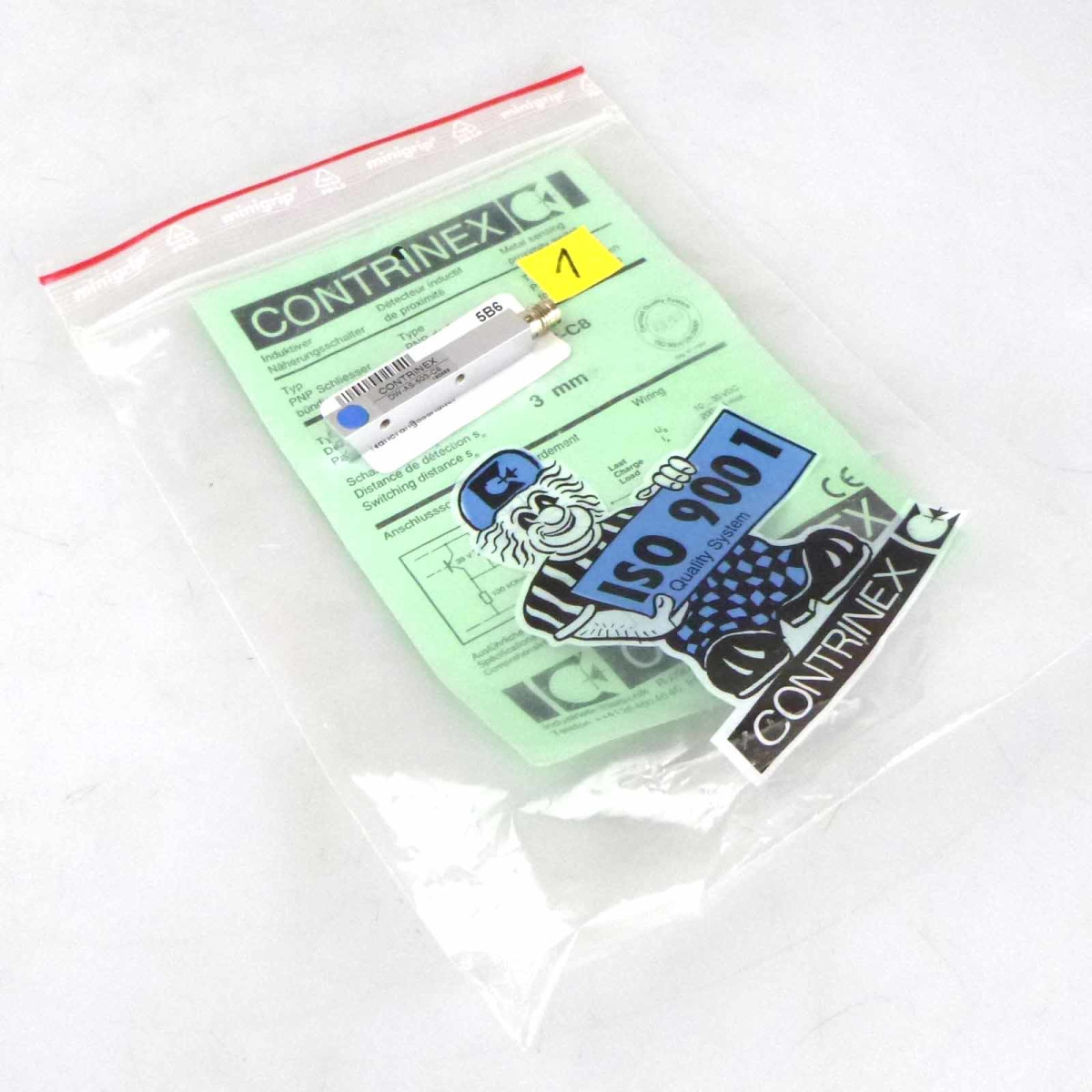 CONTRINEX Induktiver Näherungsschalter DW-AS-503-C8 OVP