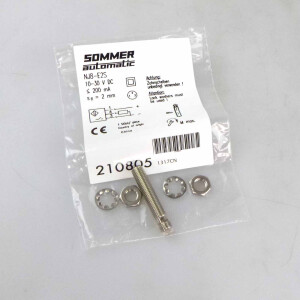 Sommer Automatic induktiver Näherungsschalter 10-30 VDC NJ8-E2S OVP