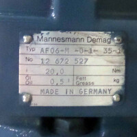 Mannesmann Demag Getriebemotor GDH 100 D2/1012 + AF06-M-01-35-1 + TDP 0,2 LT-4 GEB