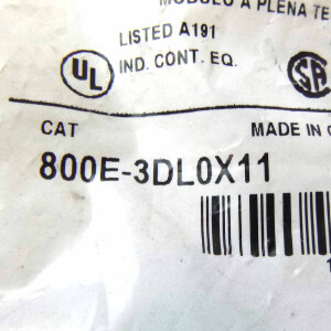Allen Bradley Full Voltage Module 800E-3DL0X11 OVP