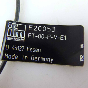 ifm efector Reflexlichttaster FT-00-P-V-E1 E20053 NOV