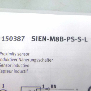 Festo Näherungsschalter SIEN-M8B-PS-S-L 150387 OVP