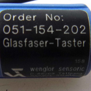 wenglor sensoric Glasfaser-Taster 051-154-202 GEB
