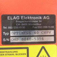 ELAG Laser Distanz Sensor OPTIMESS 40 CHPV OMS 8040 OVP