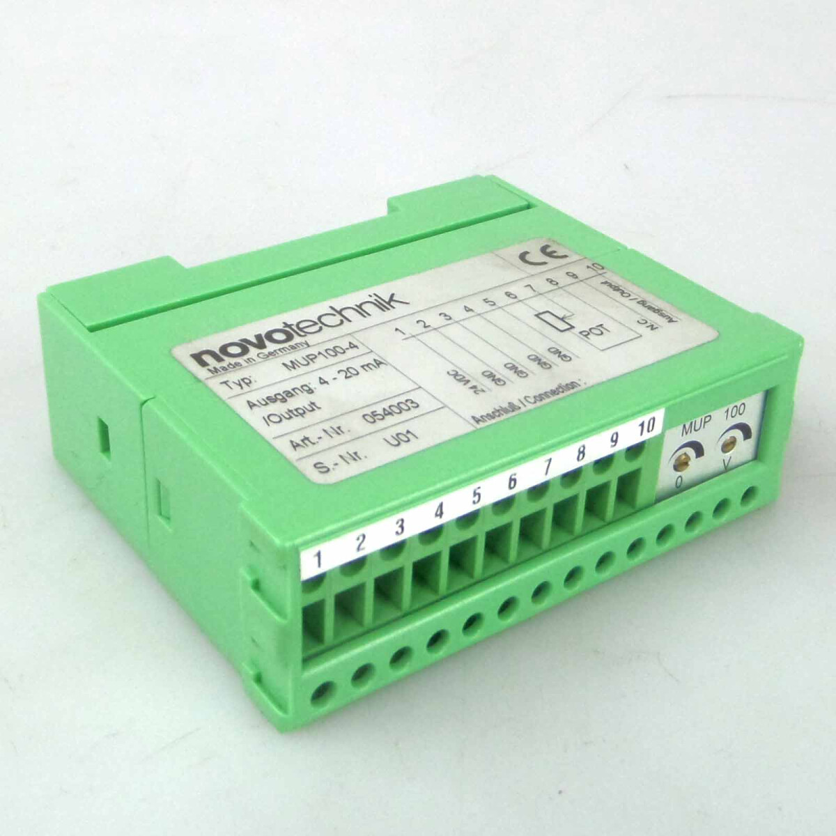 Novotechnik Messwertumformer MUP100-4 054003 NOV