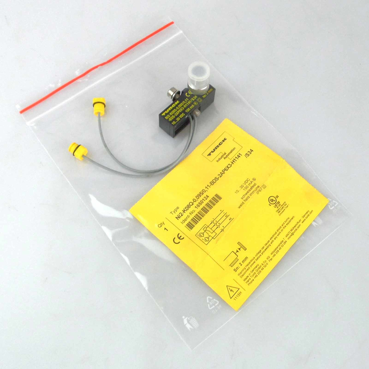 Turck Induktiver Sensor NI2-K08Q-0,095/0,11-BDS-2AP6X3-H1141