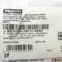Siemens Schlüsselschalter 3SU1000-5BL01-0AA0 OVP