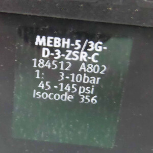 Festo Magnetventil MEBH-5/3G-D-3-ZSR-C 184512 OVP