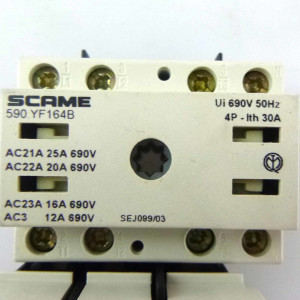 SCAME Switching Unit Base Mount.w/Fuse 590.YF164B OVP