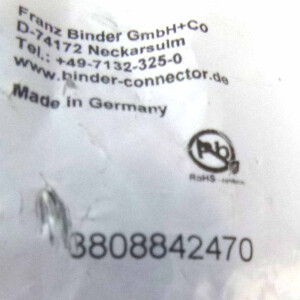 binder Winkelbuchse 693 99 4226 70 07 OVP