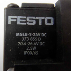 Festo Magnetventil MEBH-5/3G-D-3-ZSR-C 184512 GEB